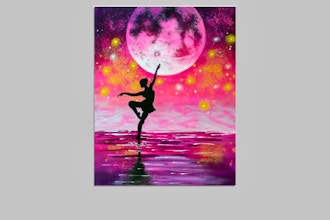 All Ages Paint Nite: Dancing Under Moonlight